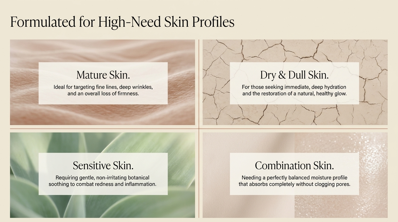 Red Ginseng Anti-Aging Face Cream-Natural Hydrating & Collagen Support Moisturizer